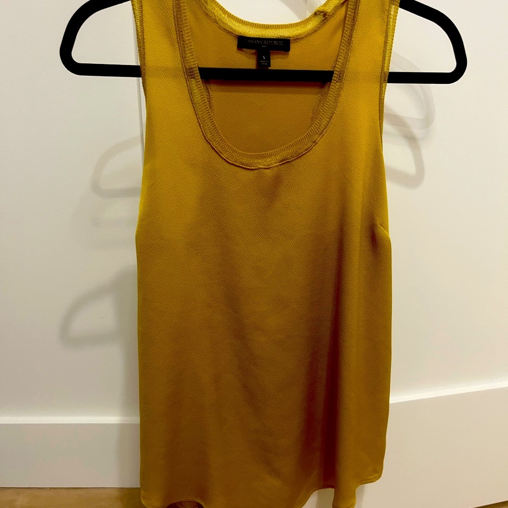 Banana Republic Mustard Tank Top